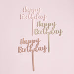 Happy Birthday Cake Topper - Emma Dodi Cakes