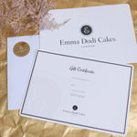 Emma Dodi Cakes Gift Voucher - Emma Dodi Cakes